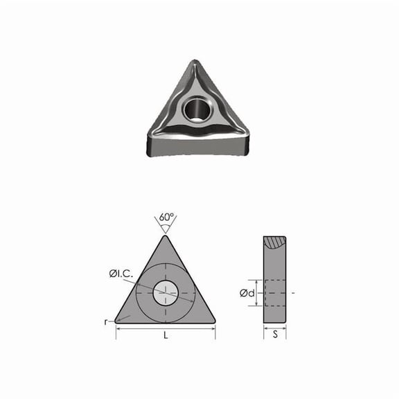 Hhip TNMG-332-EM NC-TiAIN Coated Carbide Insert-XAF795 6050-0332