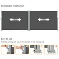 thumbnail image 4 of Topeakmart 19.7'L x 5.2'H Side Awning Double Retractable Screen for Patio Garden, Dark Gray, 4 of 8