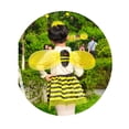 thumbnail image 3 of - Vestido de das llowe Niña 4 Pieza Disfraz , Varita , Banda para El Cabello, Y As Zulema Disfraz de niños, 3 of 7