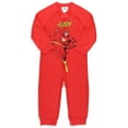 thumbnail image 6 of DC Toddler Boys' Classic The Flash Union Suit Footless Pajama Costume, 6 of 6