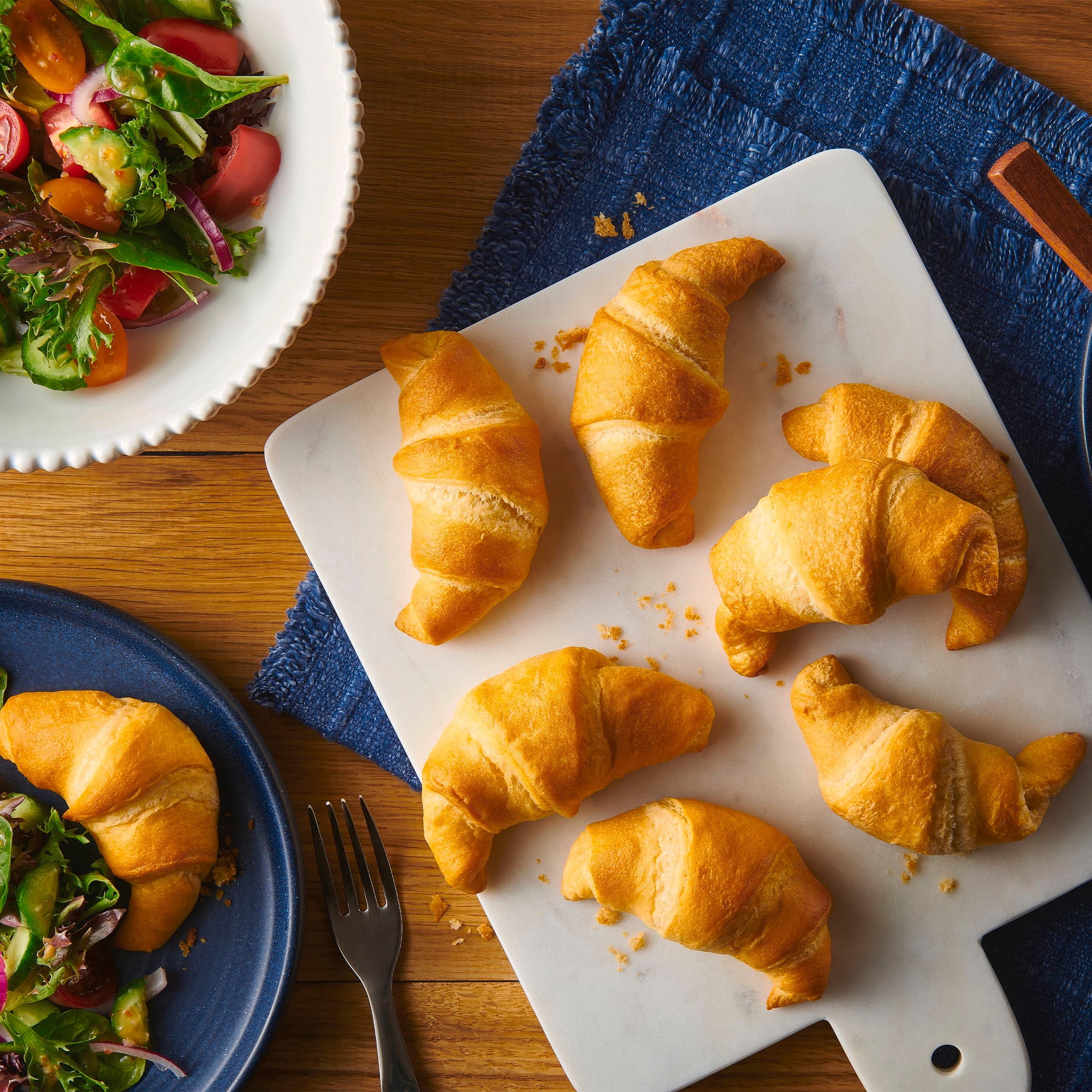 Pillsbury Grands! Crescent Rolls, Butter Flake Canned Pastry Dough, 8 Big Rolls, 12 oz