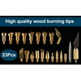 thumbnail image 6 of SREMTCH 23Pcs Pyrography Wood Burning Tips, Wood Burning Tool Kits Carving Iron Tips, 6 of 9