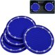 thumbnail image 1 of Juego de 4 posavasos antideslizantes CHAO de PVC con purpurina para coche 7cm, 1 of 5