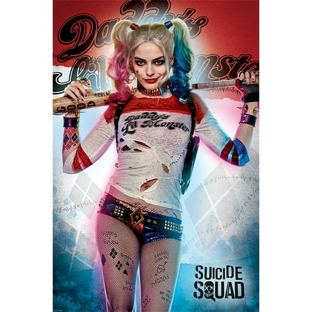 Suicide Squad Movie Poster Print Harley Quinn Daddy S Lil