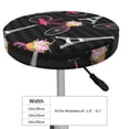 thumbnail image 2 of flower Tower bike Round Bar Stool Seat Covers, Elastic Round Chair Cover Stool Seat Slipcover Bar Stool Cushions Round Pad for 12-14 inch, 2 of 5