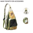 thumbnail image 4 of Butterfly Sunflower Backpack - Whimsical Floral & Insect Motifs, Compact Anti-Theft Pack, 4 of 4