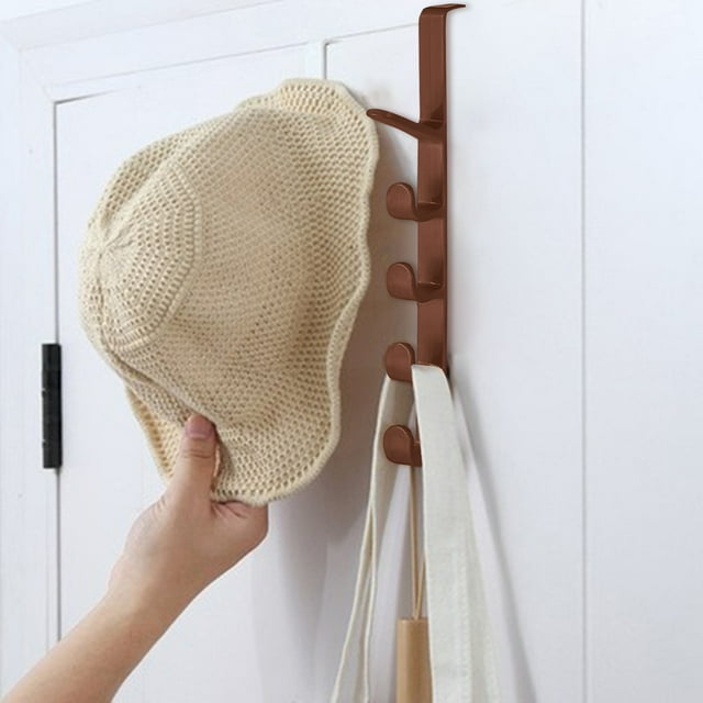 Hbdhejl Simple Door Hanger Clothes Hanger Door Door Door Hole Door Back Storage Rack Creative Clothes Hook