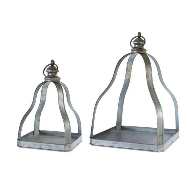 Melrose Lanterne en Métal International 74435 - Lot de 2