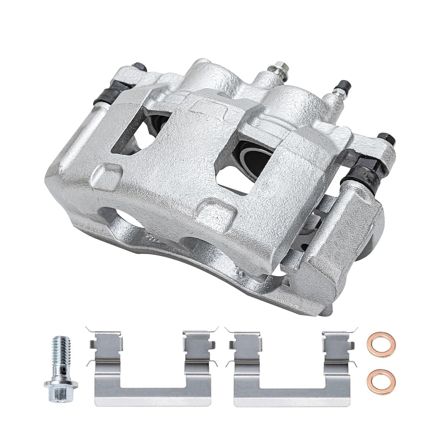 Detroit Axle - Front Brake Calipers for Chevrolet Impala Monte Carlo Buick Lucerne Disc Brake Calipers w/Bracket Replacement