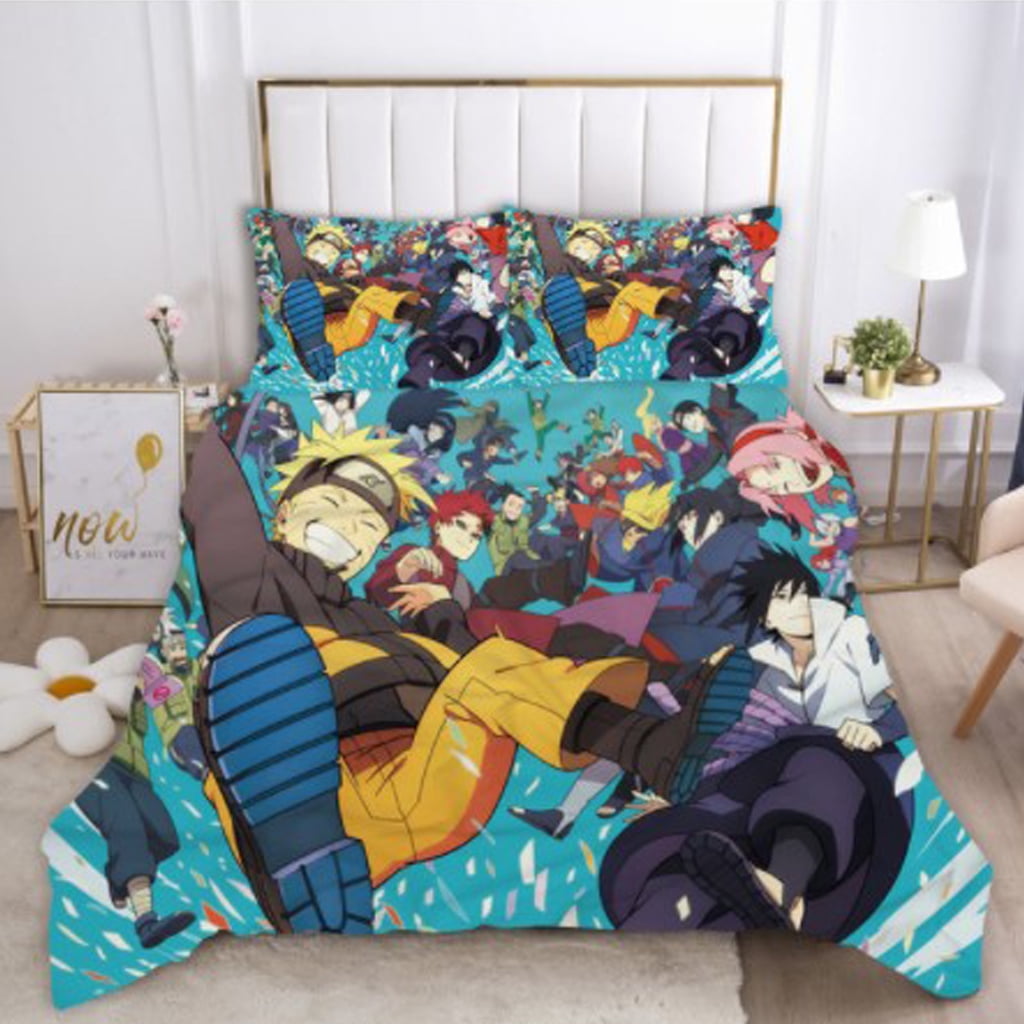 New Anime Naruto Bedding Set Twin Full Queen King Size Akatsuki Itachi