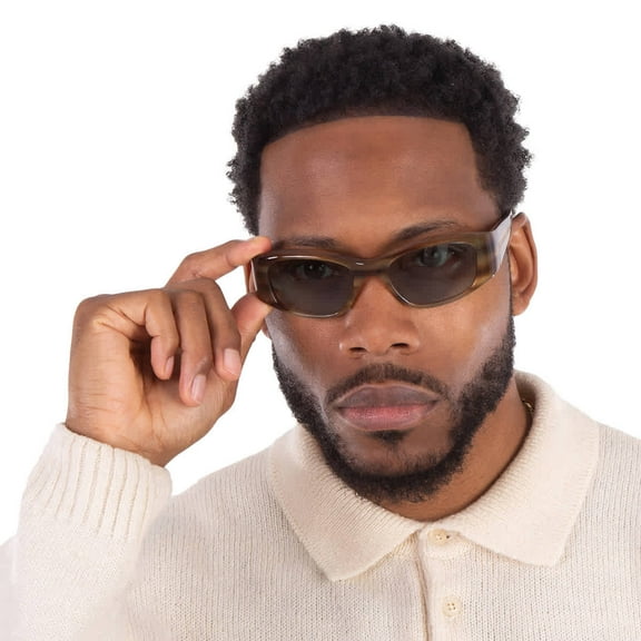 Mr. Leight ALOHA DOC S Island Green Oval Men's Sunglasses ML2035 MACA-ATG/ISLAGRN 52