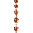 thumbnail image 4 of Monarch Rain Chains 26058 Hammered Cup, 3 Ft Rain Chain Extension, Copper, 4 of 4