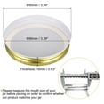 thumbnail image 2 of Uxcell Mason Jar Lids, 16 Pack - Tinplate Canning Lids Wide Mouth Leak Proof Fits Storage Jars (Gold), 2 of 6