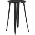 thumbnail image 4 of Bowery Hill 5 Piece 24" Round Metal Patio Pub Set in Black, 4 of 9