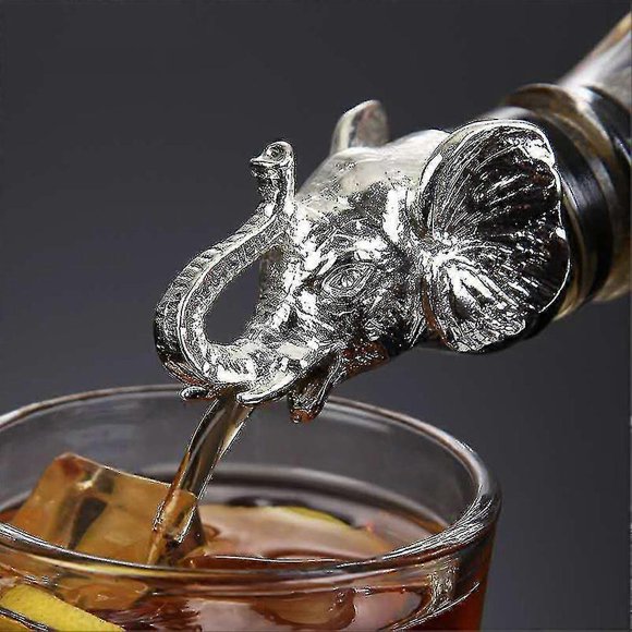 1pcs Jagermeister Wine Pourer Zinc Alloy Wine Stopper Drinks Bar Tools Deer Elk