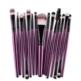 thumbnail image 1 of FUTUREORYY 20Pcs Professional Purple Cosmetic Brush Set for Makeup with Durable Synthetic Fiber, 1 of 3