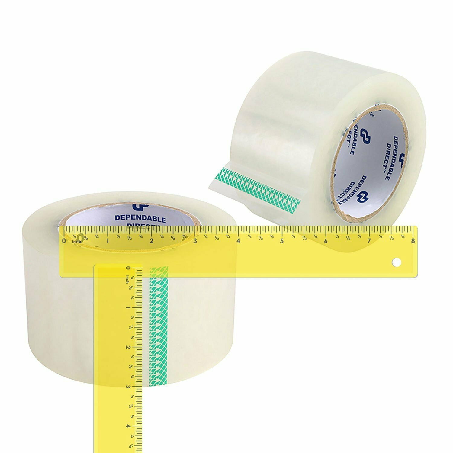24 Rolls Premium Clear Carton Box Sealing Packing Tape 2.0 Mil Thick 3"x110 yard
