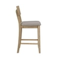 thumbnail image 3 of Linon Jordan 25" Mid Back Indoor Wood Counter Stool, Graywash/Gray, 3 of 9