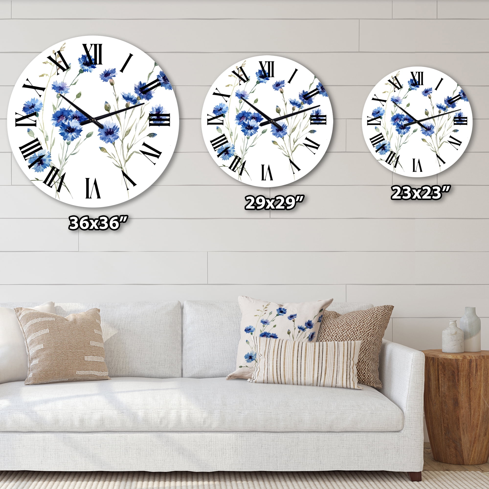 Designart 1 in Traditional Wall Clock