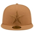 thumbnail image 2 of Men's New Era Brown Dallas Cowboys Tonal Color Pack 59FIFTY Fitted Hat, 2 of 5