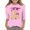 Pink, variant on Hiijoy Toddler Girls Graduation T-Shirt Children's 3/4 Sleeve Crew Neck T Shirt, Sizes 3-13
