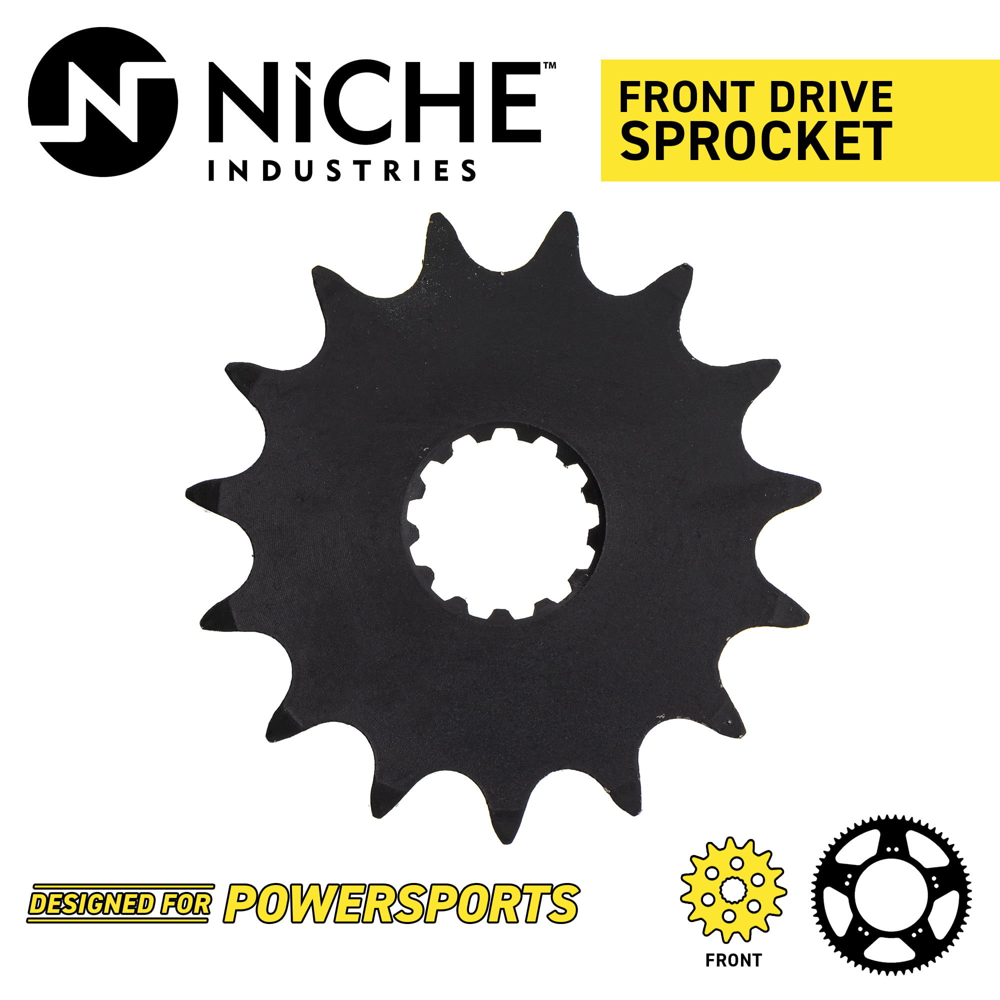 Niche Sprocket Chain Set for Kawasaki Ninja 650 15/46T 520 X-Ring  Motorcycle MK1004667