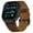 Blackbrown, variant on Leather Band for Apple Watch Ultra 2/1 49mm, Vintage Leather Strap Band with Black Metal Buckle & Edge Stitching, Band for iWatch Series 10 9 8 7 6 5 4 3 SE 2 1 42/44/45/46mm Men Women, Redbrown