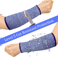thumbnail image 6 of 6 Pairs Arm Protectors for Thin Skin and Bruising Cut Forearm Sleeve Level 5 Arm Burn Protection Sleeve, 6 of 8
