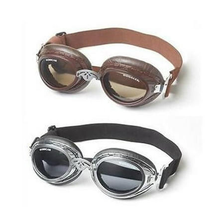 Sidecar Cover - Doggles DGBIMD-18 Sidecar Series Sunglasses for Dogs, Silver Chrome
