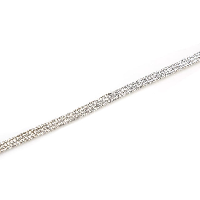 Herwey Rhinestones Tube Rope Ribbon DIY Sewing Wedding Dress Costume Decoration Accessories, DIY Clothes Sewing Accessories, Wedding Dress Costume Accessories
