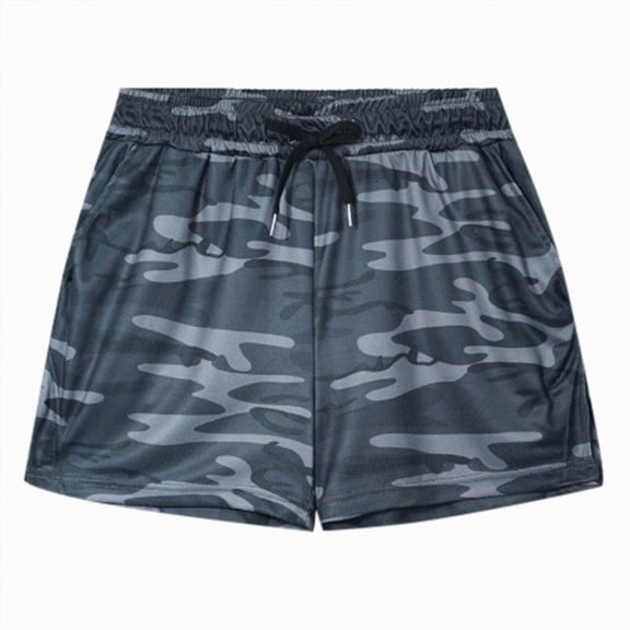 Ccpelsie Men's Lounge Jogger Shorts Tapered Lightweight Casual Streetwear Comfort Summer Outing Shorts(Camouflage,XL)
