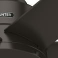 thumbnail image 2 of Hunter 44 inch Outdoor or Indoor Ceiling Fan No Light - Ceiling Fan without Light, For Patio, Porch, Garage, or Living Room, Standard Mount, 6 Blades, Wall Control - Kennicott 51114, Premier Bronze, 2 of 16