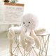 thumbnail image 1 of SBSGV - Pulpo de peluche de 18 cm, suave, animal marino, juguete para niños, niñas, cumpleaños, San Valentín, Navidad, blanco, 1 of 5