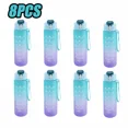 thumbnail image 1 of 900ml Sports water Bottle High Temperature Resistant Graduated Straw Cup Rainbow Frosted Progressive Color Water Cup Plastic Cup, 1 of 7