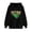 Black(Type 39), variant on NuoCaiYun Sweatshirt for Women Funny Print St. Patrick's Day Long Sleeved Loose Comfortable Hooded Drawstring Pullover with Pocket