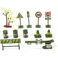 thumbnail image 4 of TOY Life Army Men Toys for Boys, Toy Soldiers Die Cast Vehicles Play Set 95 Pieces Army Toys, Army Men Action Figures Boys Gift for Holiday, Includes Army Guys Base Toy Props 4 Military Toy Vehicles, 4 of 8