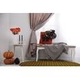 thumbnail image 5 of Simply Daisy Spooky Cats Autumn Gold Halloween Chenille Area Rug, 5' Round, 5 of 5
