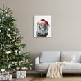 thumbnail image 3 of Stupell Industries Lion in Christmas Sweater Holiday Painting Gallery Wrapped Canvas Art Print Wall Art, 24 x 30, 3 of 8