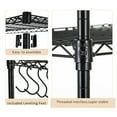 thumbnail image 5 of EFINE 2-Pack 4-Shelf Shelving Unit with 8 Hooks and 4-Shelf Liners, 5 of 5