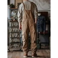 thumbnail image 3 of Sloppy Canvas Overalls with Oversized Pockets Men's Durable Dungarees for Work, 3 of 7