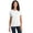 White, variant on Port & Company Ladies Essential Ring Spun Cotton T-Shirt, Athletic Heather, XS