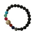 thumbnail image 1 of Women Bracelet Solar System Planets Star Bangle Stone Stone Beads Bangle Solar Beads Braided Rope Wristband Jewelry Gift, Type 3, 1 of 6