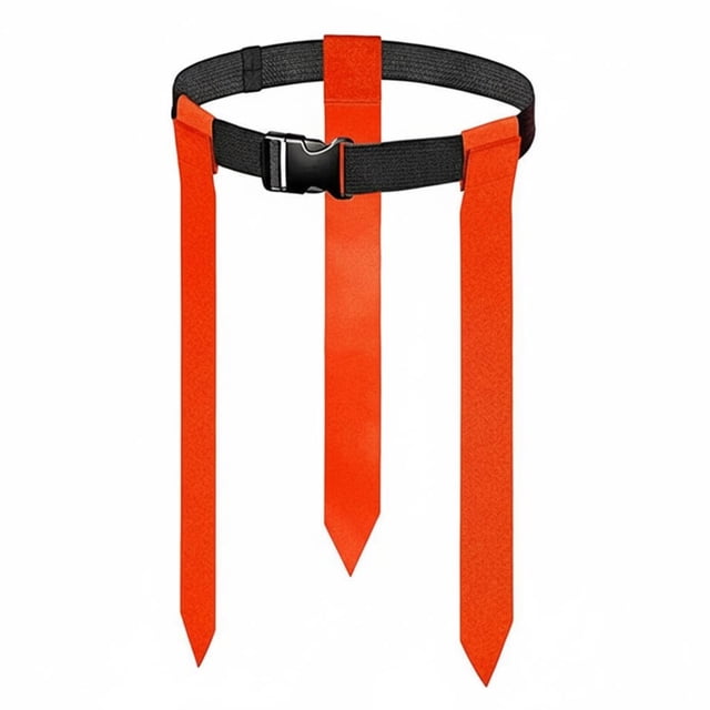 kowaku Flag Football Set 2-Team Colors Football Flag Belt Kit Durable Material for Adults, Beginners, PE Class, Backyard Activities, Outdoor Activities