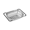 thumbnail image 3 of Baoblaze Extendable Drain Basket Rectangle Sink Draining Basket for Vegetables Dishes B 27.5x19x7cm, 3 of 8