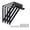 Black-4 Pack, variant on Heavy Duty Steel Closet Shelf & Rod Brackets Black 10 Pack Wall Mounted Support