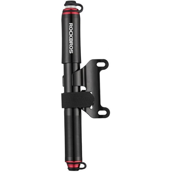ROCKBROS Bike Pump Frame Mounted High Pressure 120 PSI Dual Pump Protable Mini Pump without Baromet