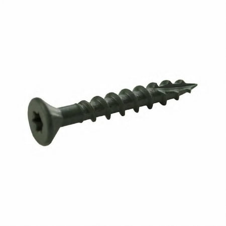 

12PC PrimeGuard Plus PrimeGuard Plus L158ST1 Star Deck Screws Steel Green 1-5/8 Inch