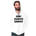 thumbnail image 3 of Dad Bump Creation Baby Announcement Zip Hoodie Sweatshirt Men Brisco Brands X, 3 of 6