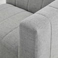 thumbnail image 6 of Modway Bartlett Upholstered Fabric Right-Arm Chair in Light Gray, 6 of 7