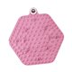 thumbnail image 1 of Almohadilla de silicona para masaje de pies, alfombrilla sensorial para puntos de acupuntura, almohadilla de masaje con placa para los dedos del pie Temporizador rosa hexagonal, 1 of 9